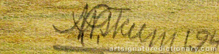 Signature by Nils Nilsson (Sami Artist) SKUM