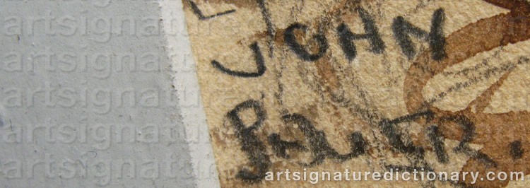 Signature by John BAUER
