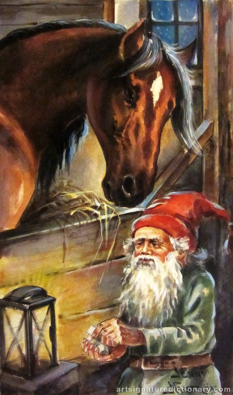 Close-up details showing Jenny NYSTRÖM signature forgery characteristics