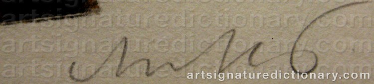 Signature by Horst ANTES