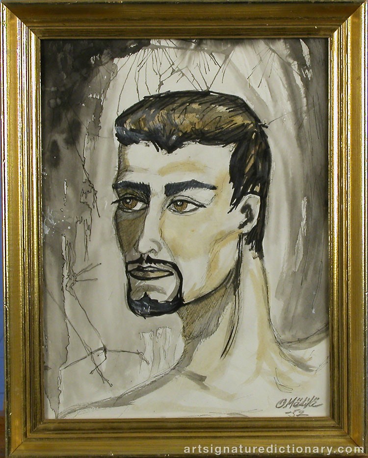 Close-up details showing Otto MÄKILÄ signature forgery characteristics