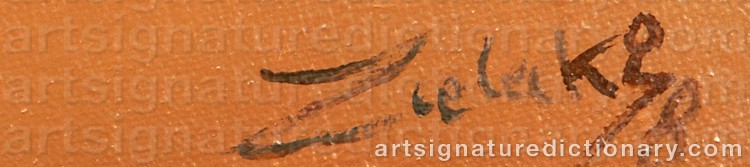 Signature by Jan ZIELECKI