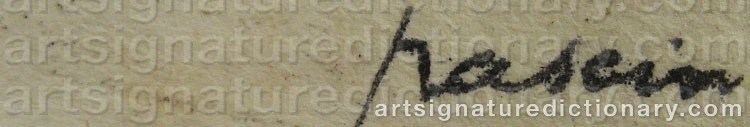 Signature by Jules PASCIN