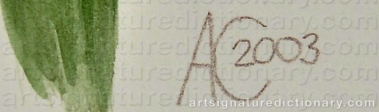 Authentic signature by Azat SAFIN on  artwork