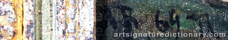 Signature by Georg Anton RASMUSSEN
