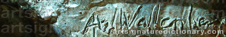 Signature by Axel WALLENBERG