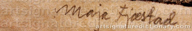 Signature by Maja FJÆSTAD