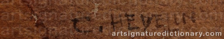 Signature by Carl Axel HEDELIN