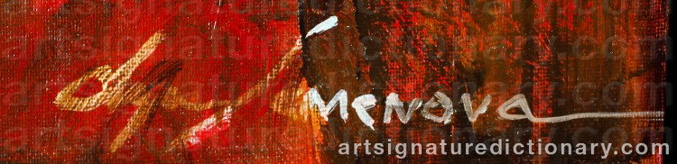 Authentic signature by Olga SEMENOVA on Painting/Watercolour artwork