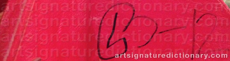 Authentic signature by Anders ‘Lagombra’ JAKOBSEN on  artwork