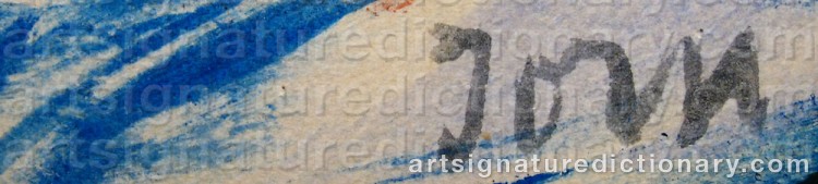 Signature by Asger JORN