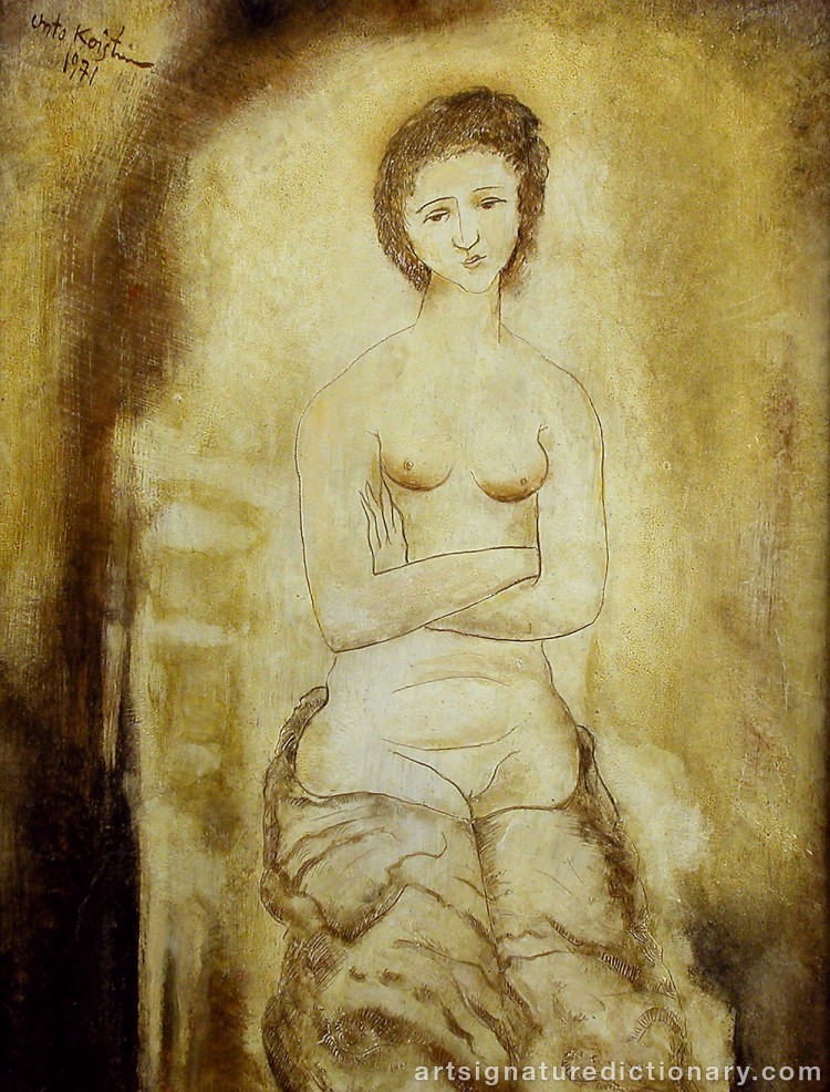 Close-up details showing Unto KOISTINEN signature forgery characteristics