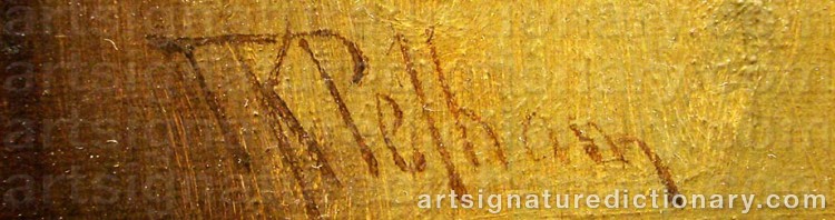 Signature by Thomas Kent PELHAM