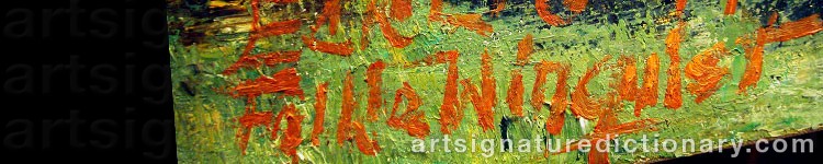 Signature by Folke WINQUIST
