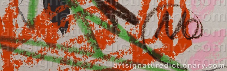 Signature by Markus LÜPERTZ