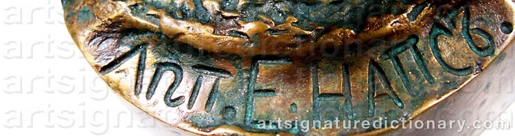 Authentic signature by Yevgeniy Ivanovich NAPS on  artwork