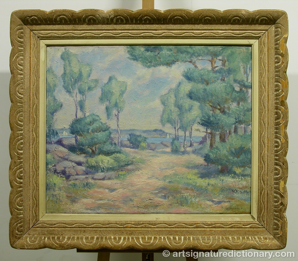 Close-up details showing Paul CÉZANNE signature forgery characteristics