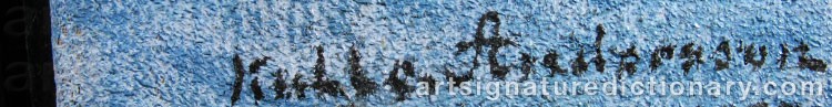Signature by Karl ‘Xylografen’ ANDERSSON