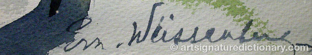 Signature by Eva Von WEISSENBERG