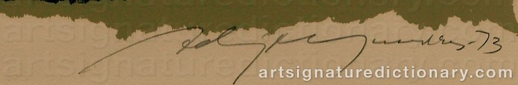Signature by Adja YUNKERS