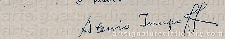 Signature by Alessio ISSUPOFF