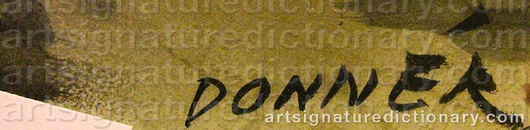 Signature by Iwar DONNÉR