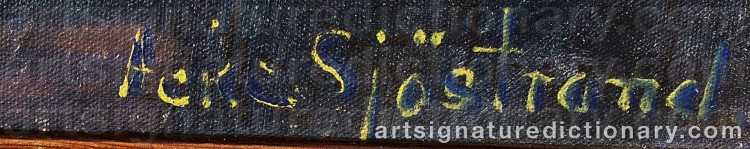 Signature by Acke SJÖSTRAND