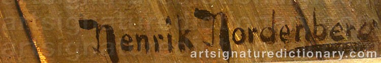 Signature by Henrik NORDENBERG