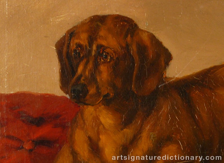 Close-up details showing Carl Fredrik KIÖRBOE signature forgery characteristics