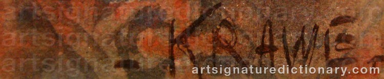 Signature by Carl KRAWE