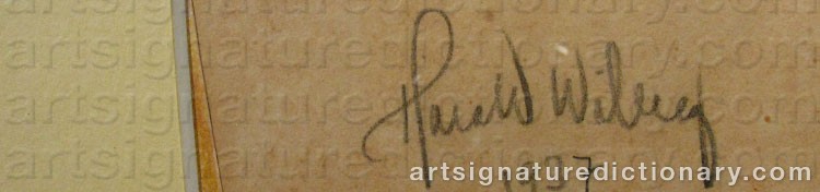 Signature by Harald WIBERG