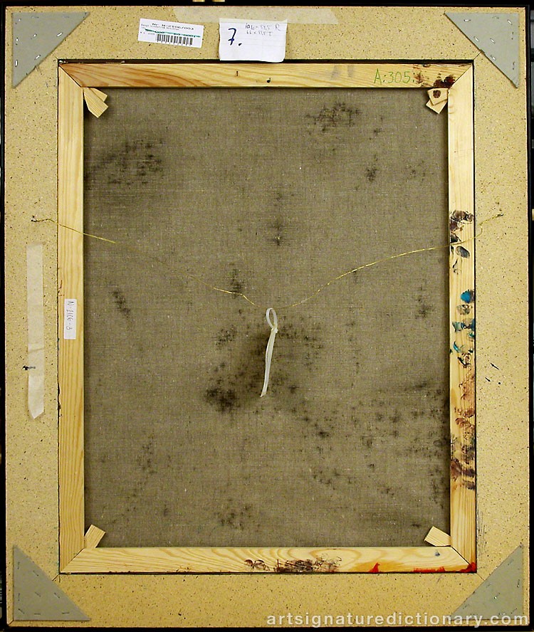 Close-up details showing Bengt LINDSTRÖM signature forgery characteristics