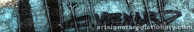 Signature by Claude VENARD