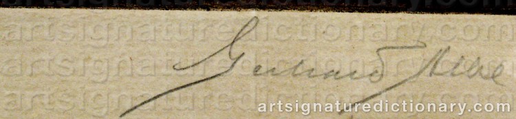 Signature by Gerhard ALBE