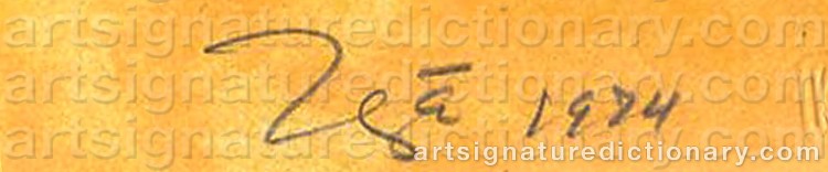 Signature by Francisco ZUÑIGA