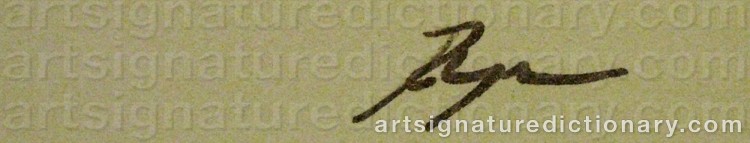 Signature by Richard RYAN