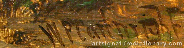 Signature by William P. CARTWRIGHT