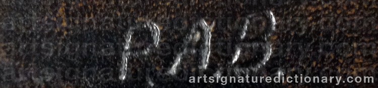 Authentic signature by Per Arne BERG on Other artwork