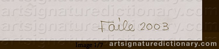Signature by Patrick Mcneil And Patric Miller FAILE