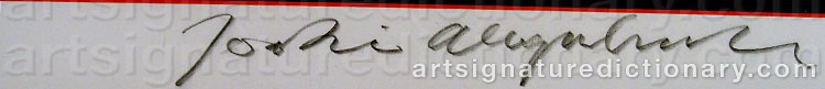 Signature by Joakim ALLGULANDER