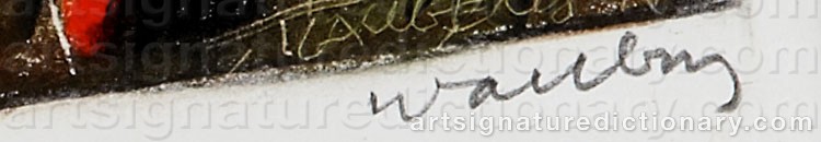Signature by Bengt WALLBERG
