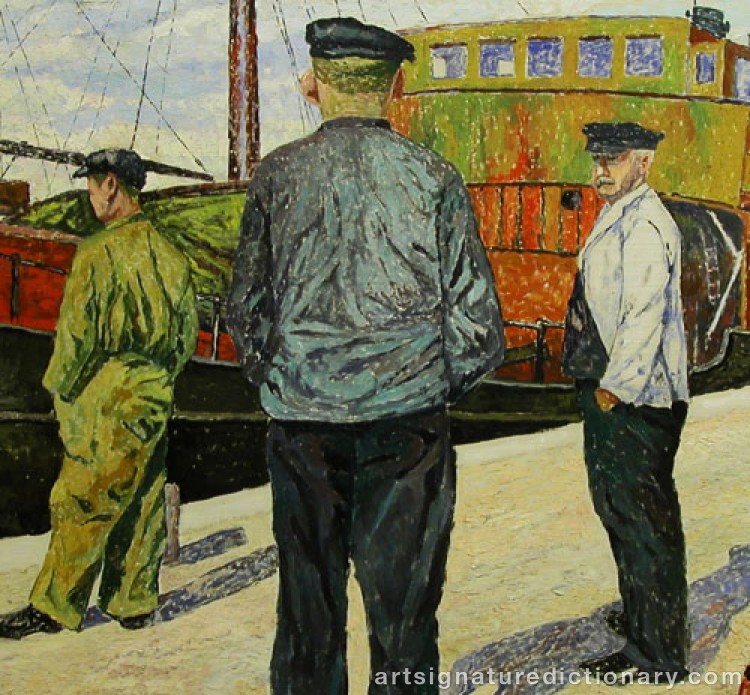 Close-up details showing Carl WILHELMSON signature forgery characteristics