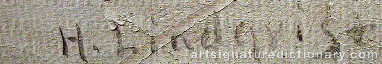 Signature by Herman LINDQVIST