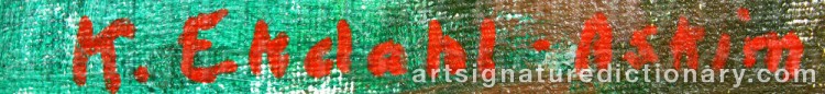 Signature by Konrad EKDAHL