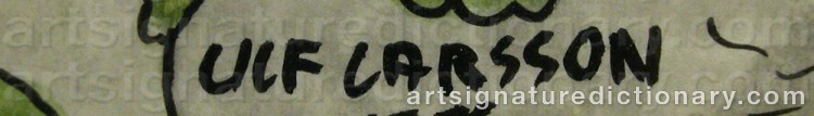 Signature by Ulf LARSSON