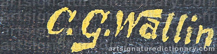 Signature by Carl WALLIN