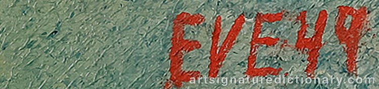 Signature by Eve ‘Eve’ ERIKSSON