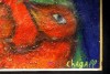 Close-up details showing Marc CHAGALL signature forgery characteristics
