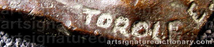 Signature by Torolf ENGSTRÖM