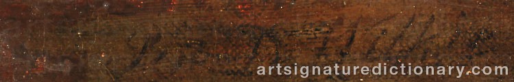 Authentic signature by David WILKIE on  artwork